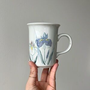 Vintage Ceramic Floral Coffee Mug